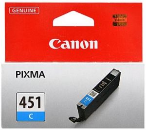 Картридж Original Canon CLI-451C 6524B001 голубой для PIXMA iP7240/MG6340/MG5440 ― Компьютерная фирма Меридиан