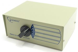 Переключ. Gembird (Maxxtro) DS25-4 переключатель на 4СБ - 1 принтер ― Компьютерная фирма Меридиан
