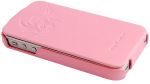Чехол защитный для iPhone 4/4s HOCO Earl Fashion вертикальный (flip) кожа Pink; hand made