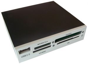 Устройство int All-In-One Gembird; Silver; USB2.0 Retail ― Компьютерная фирма Меридиан