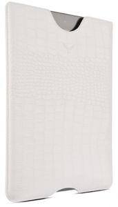 Чехол для new iPad Mapi кожаный SESTOS DURABLE SLIM CASE. Цвет: белый кроко M-150763 ― Компьютерная фирма Меридиан