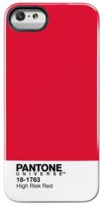 Чехол защитный для iPhone 5 Scenario. Pantone Universe; дизайн: "High Risk Red". PA-IPH5-HR ― Компьютерная фирма Меридиан