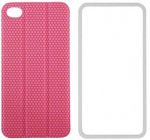 Чехол защитный для iPhone 4/4s TT Design TidyTilt smart-cover. Розовый