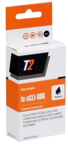 IC-CCLI-8BK Картридж T2 для Canon PIXMA iP4200/4300/5200/Pro9000/MP500/600; черный; с чипом ― Компьютерная фирма Меридиан