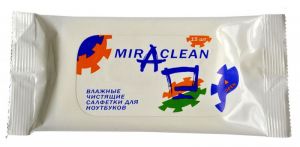 Влажные салфетки Miraclean (в мягкой упаковке) для ноутбуков 15шт.(арт.24132) ― Компьютерная фирма Меридиан