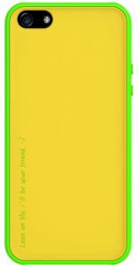 Чехол защитный для iPhone 5 Araree Amy 1+1 Lemon Zest (Amy 1+1 lz) ― Компьютерная фирма Меридиан