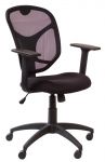 Кресло (Спинка черная сетка; сиденье черное TW-11) CH-697AXSN/TW-11