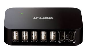ХАБ USB 7 port 2.0 D-Link DUB-H7 + б.п. ― Компьютерная фирма Меридиан