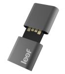 Память USB Flash RAM 16 Gb Leef Fuse Charcoal Matte/Black магнитный черно/чёрный [LFFUS-016GKR]