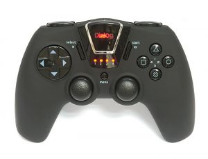 Геймпад Dialog Action GP-M24RF black (эффект вибрации; 13 кнопок; 2 мини джойстика; переключатель ви ― Компьютерная фирма Меридиан