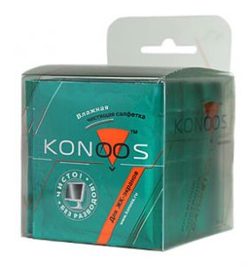 Влажные салфетки Konoos KTS-20; 20шт каждая в отдельной упаковке ― Компьютерная фирма Меридиан