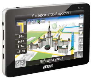 Hавигатор GPS BBK N4340 4.3" 4Gb MicroSD Navitel ― Компьютерная фирма Меридиан